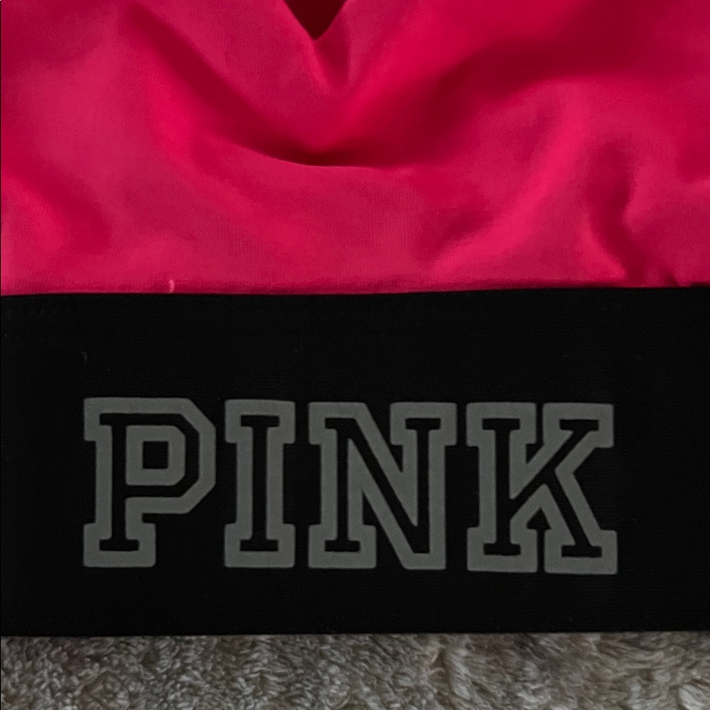PINK Victoria's Secret Hot Pink Sports Bra - Picture 2 of 5